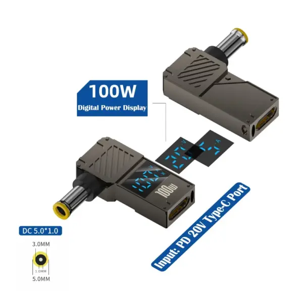 USB-C to DC Converter 100W with Display - Image 16