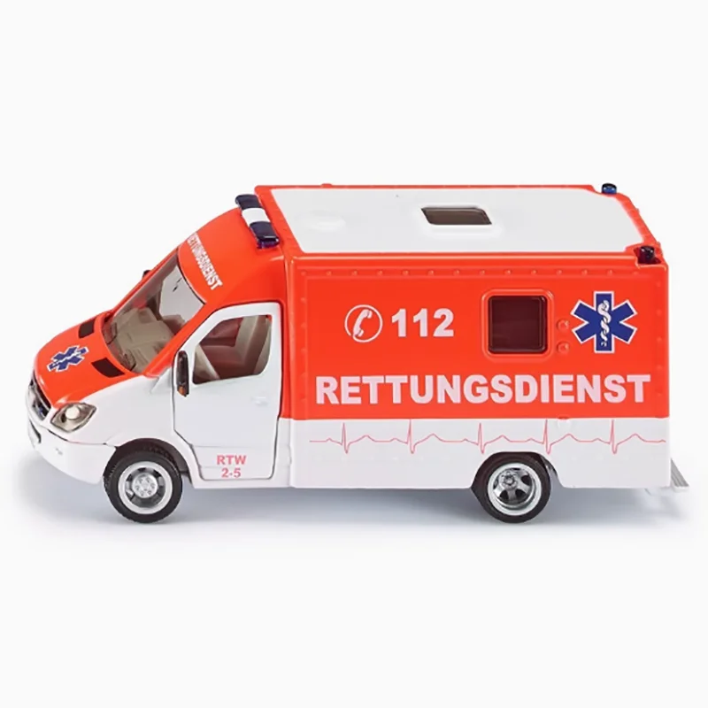 Siku Diecast Ambulance 1:50 Alloy Model Vehicle 5 Siku Diecast Ambulance 1:50 Alloy Model Vehicle - Image 5