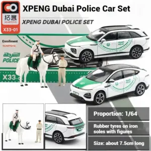 Dubai Police XPeng G9 P7 Diecast Model Set 7 S943aae5ed94e4b919a1c2df289a30e02E