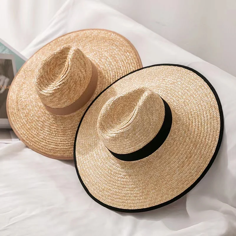 2024 Women's Straw Sun Hat with Wide Brim 6 2024 Women's Straw Sun Hat with Wide Brim - Image 6
