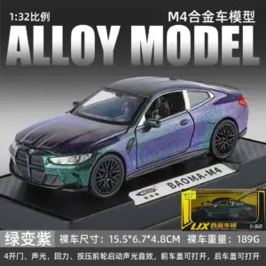 1:32 BMW M4 Diecast Model Car with Lights 13 S94c7f3590aea4d4398c3056144346b2a3