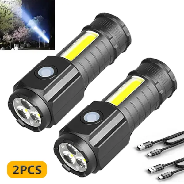Portable Rechargeable Flashlight with USB Charging - Image 8