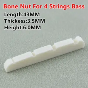 Real Bone Nut for 5 Strings Bass 45MM 15 S950b828c94604e02bf588ea828cd55d7F