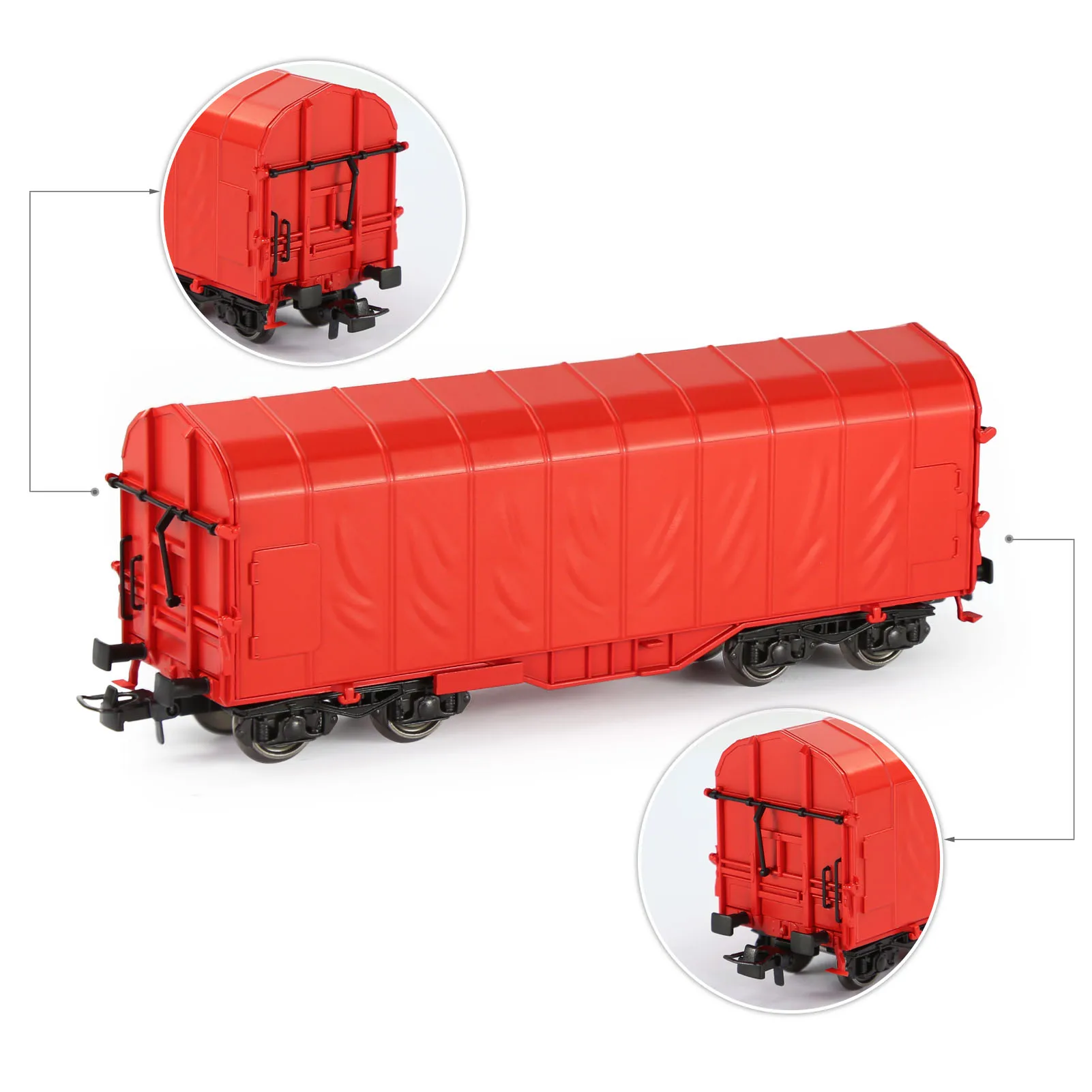 Evemodel HO Scale Covered Coil Wagon C8762 10 Evemodel HO Scale Covered Coil Wagon C8762 - Image 10