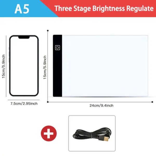 A4 Level Adjustable LED Drawing Tablet - Image 7