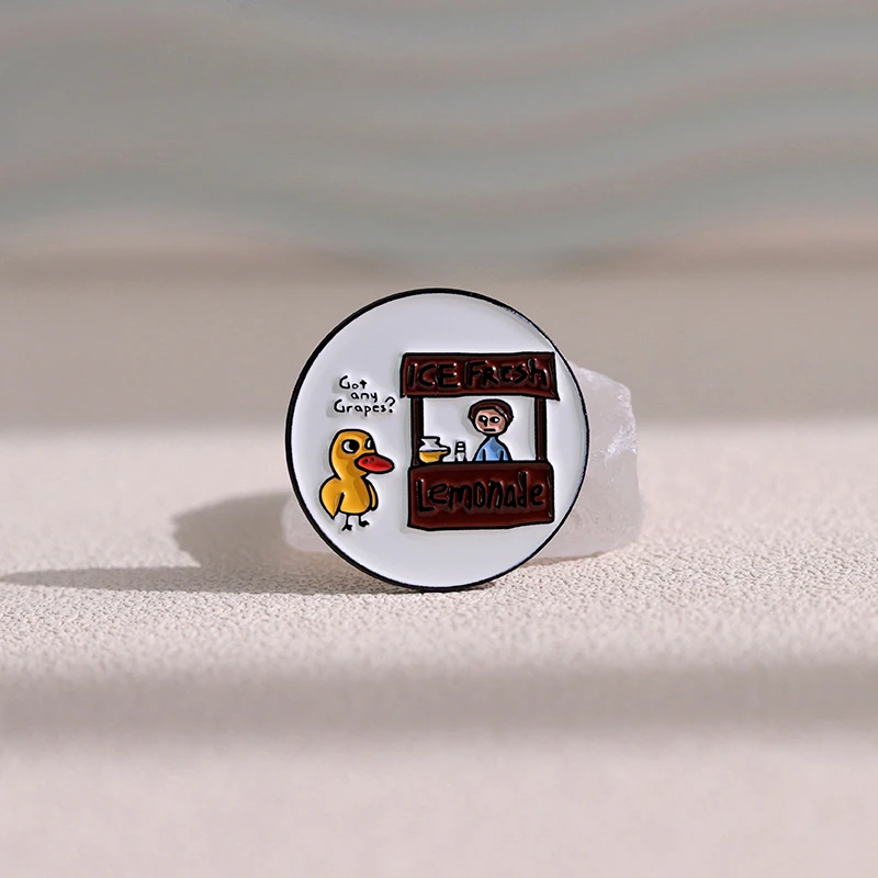 Funny Cartoon Duck Enamel Pins for Kids and Friends 6 Funny Cartoon Duck Enamel Pins for Kids and Friends - Image 6