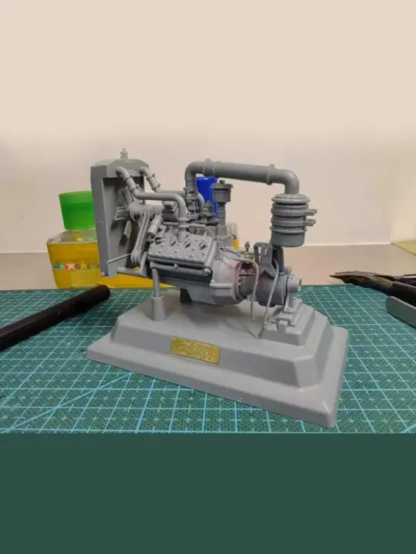 Gecko Model Assembly Kit 1/16 Ford V8 Engine - Image 4