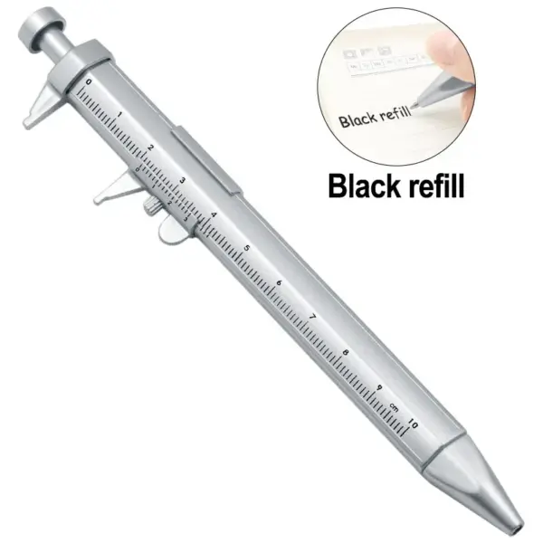 Multi-Functional Gel Ink Pen with Built-in Caliper - Image 7