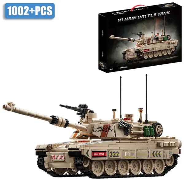 Military WW2 Leopard 2A7 Tank Building Blocks Set - Image 9