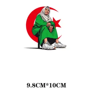 2Pcs Iron-On Fusible Clothing Patches 7 S968b9179541a47ba8a9914a9aff9afefp