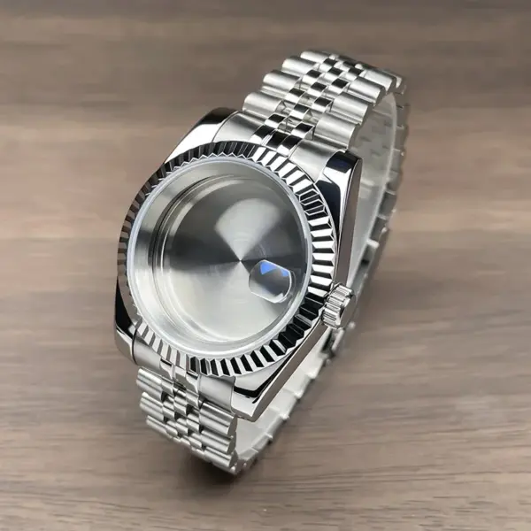 Fluted Bezel Watch Case for NH35 NH36 Movement - Image 17