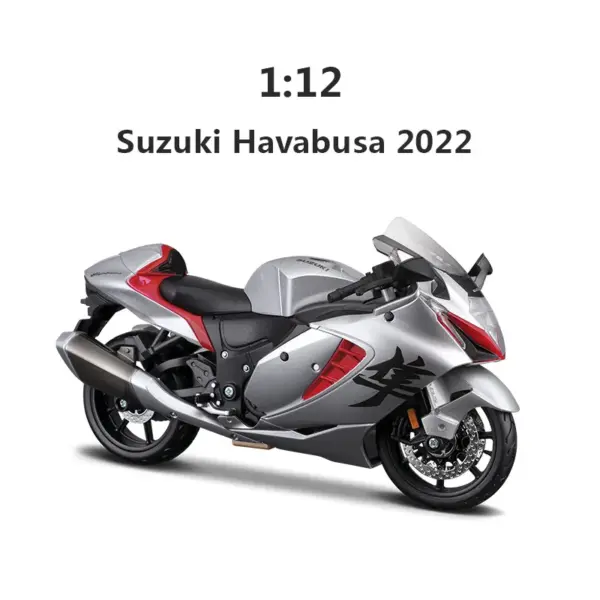 Maisto 1:12 Kawasaki H2R Alloy Motorcycle Model - Image 23