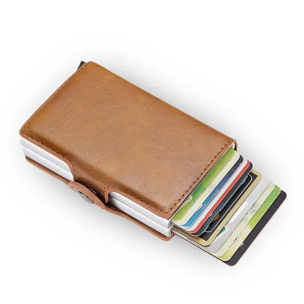 RFID Blocking Leather Wallet with Card Holder - Image 9