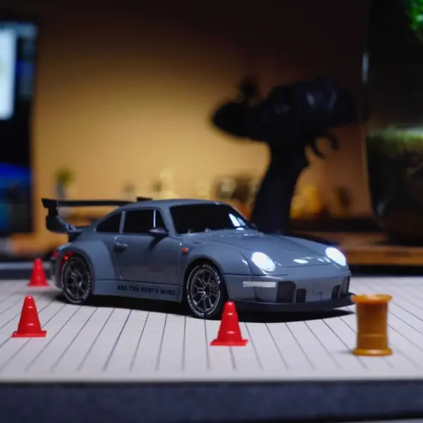 4WD RC Drift Car with LED Lights and Remote - Image 6