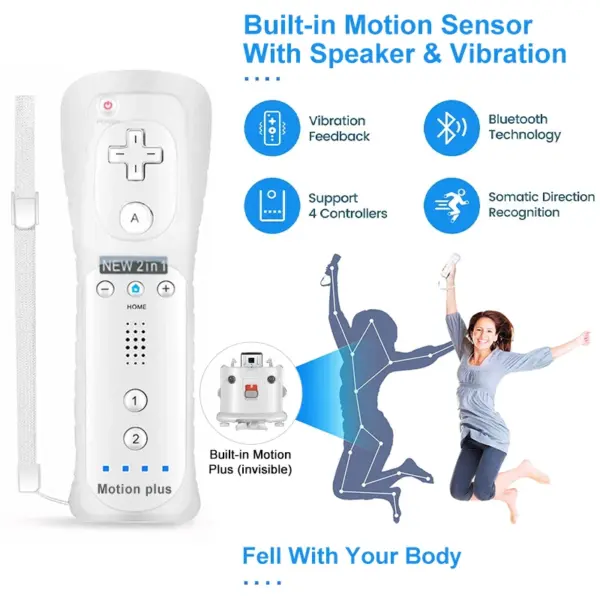 Wireless Remote Controller with Nunchuck for Wii - Image 2