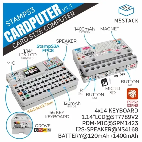 M5Stack Cardputer Portable Dev Kit - Image 2