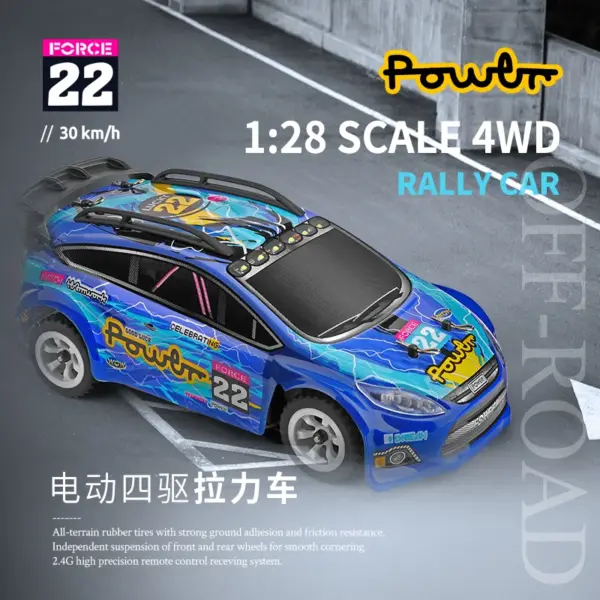 WLtoys 1:28 Scale 4WD High-Speed RC Car - Image 3