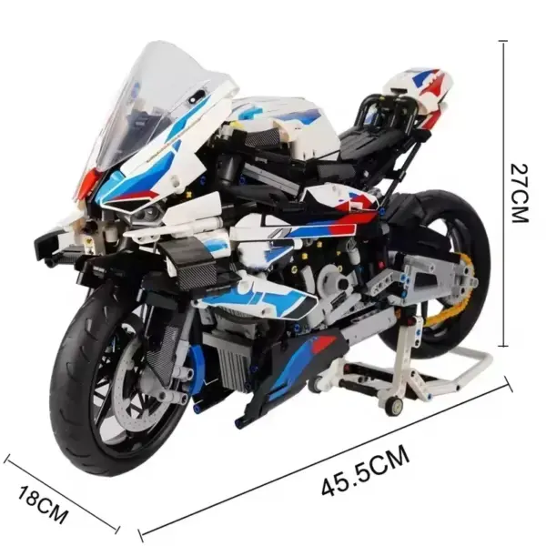 Motorcycle Building Blocks Assembly Model 668PCS - Image 7