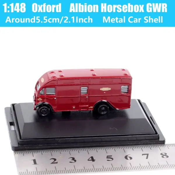 1/76 Scale Diecast Jaguar Albion Horsebox Toy - Image 12