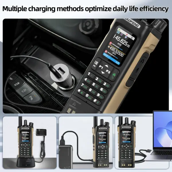 Baofeng UV-32 GPS Walkie Talkie 10W with Bluetooth - Image 6