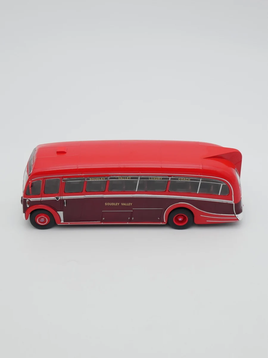 Vintage Red Scoudley Valley Collectible Toy Bus 4 Vintage Red Scoudley Valley Collectible Toy Bus - Image 4