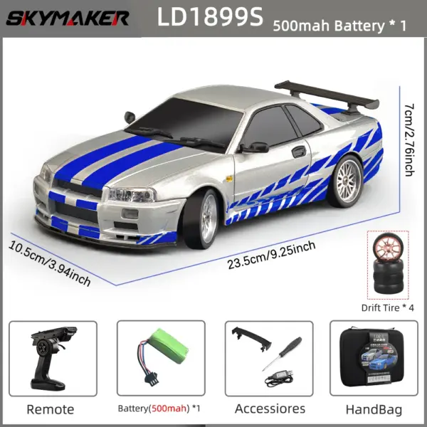 Skymaker LD1899 1/18 RC Drift Car - Image 12
