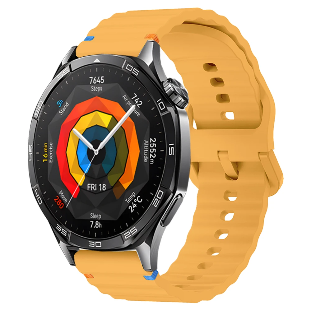 Stylish Silicone Strap for HUAWEI WATCH GT Series 13 Stylish Silicone Strap for HUAWEI WATCH GT Series - Image 13