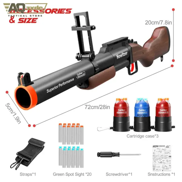 M79 Soft Shell Toy Grenade Launcher - Image 3