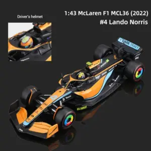 Bruago 1:43 McLaren MCL36 F1 Die-Cast Car Model 14 S98eac057a05849c487698ceffe44d4fap