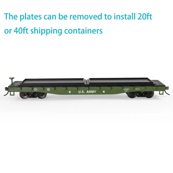 Evemodel HO Scale 52ft Flat Car C8741 - Image 11