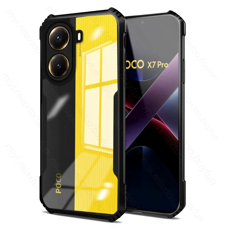 3in1 Acrylic Phone Case for Xiaomi Poco X7 Pro 5G 7 3in1 Acrylic Phone Case for Xiaomi Poco X7 Pro 5G - Image 7