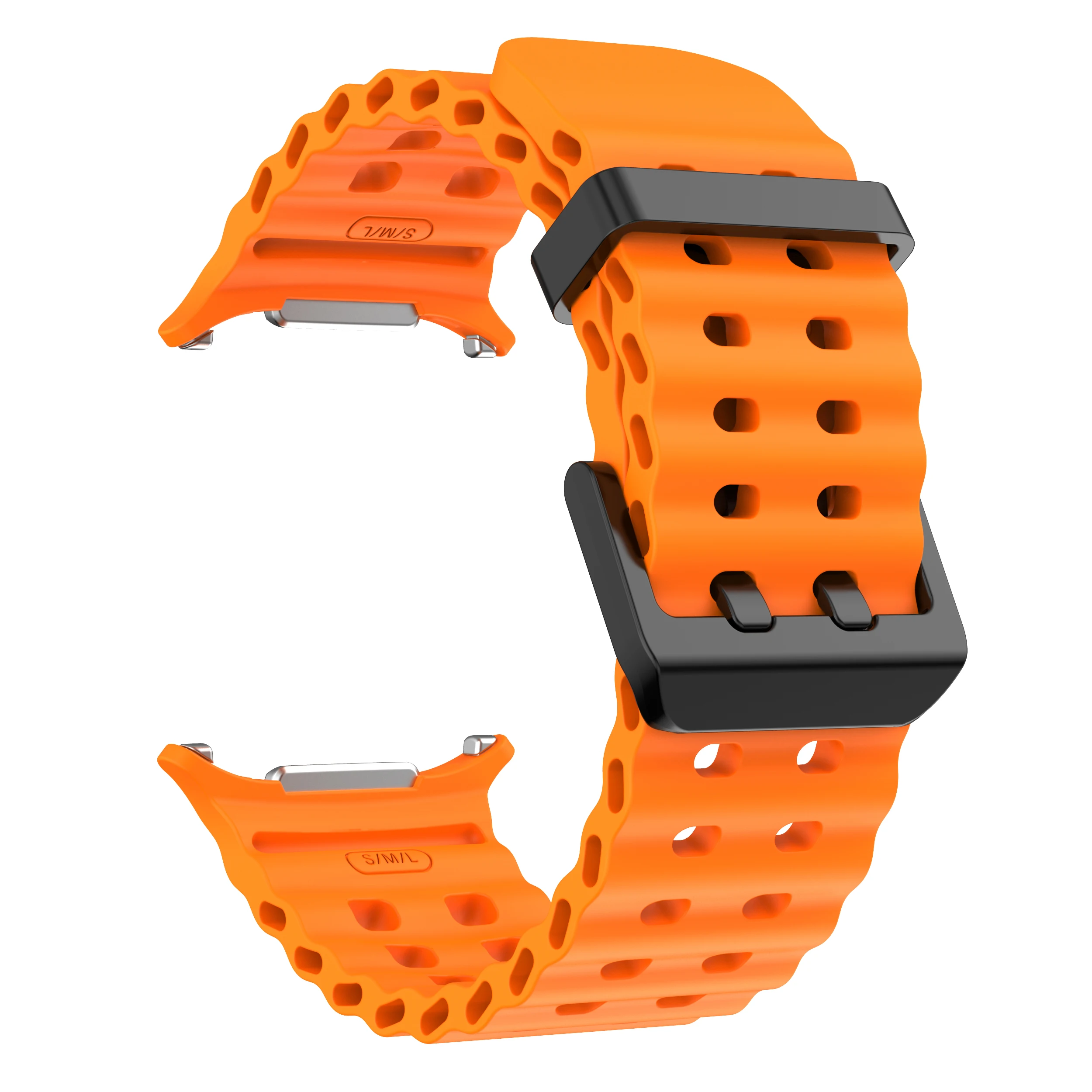 No Gaps Silicone Strap for Galaxy Watch Ultra 47mm 3 No Gaps Silicone Strap for Galaxy Watch Ultra 47mm - Image 3