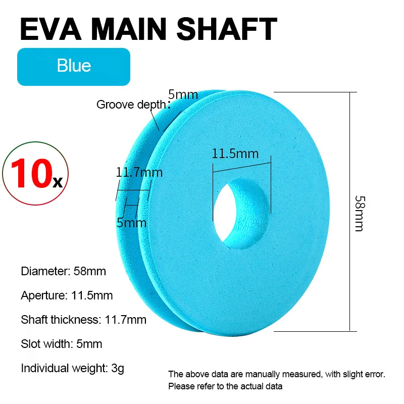10Pcs EVA Fishing Line Spool Set 7 10Pcs EVA Fishing Line Spool Set - Image 7