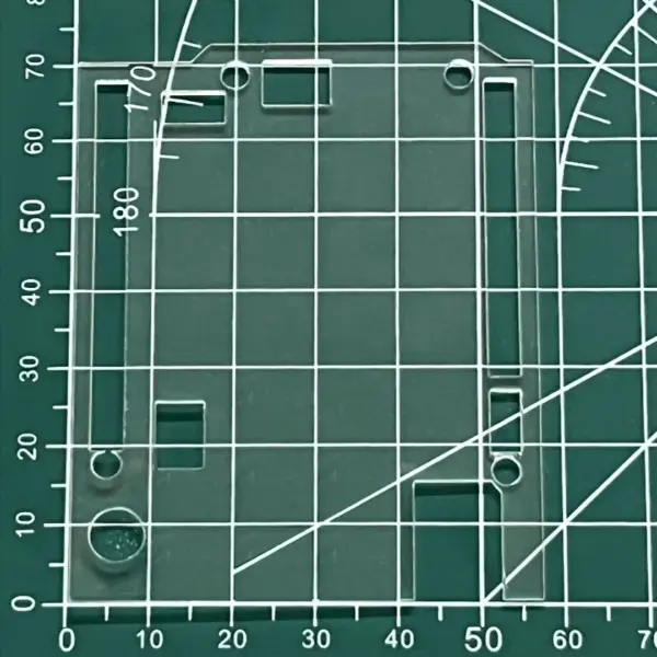 Transparent Acrylic Top Case for Arduino UNO R4 - Image 3
