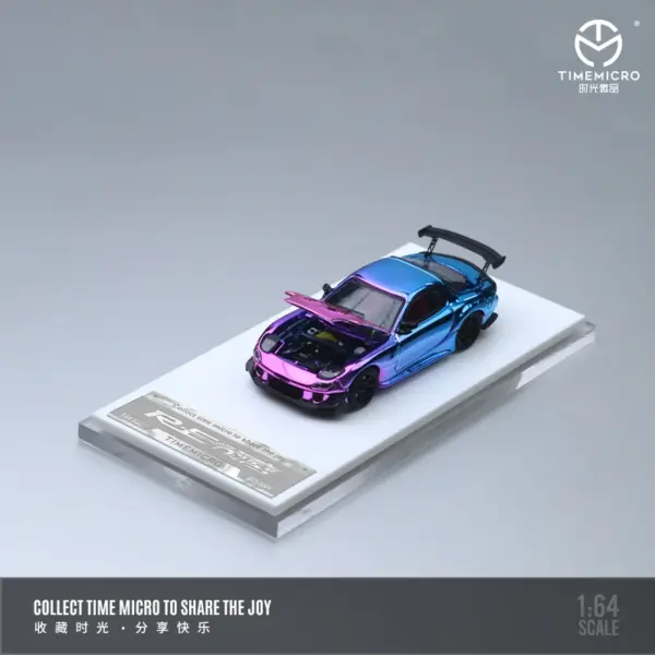 Time Micro 1:64 Mazda RX-7 Rain Palace Model - Image 9