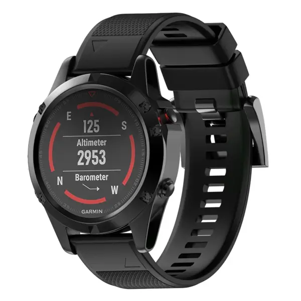 Silicone Watch Strap for Garmin Fenix Series - Image 10
