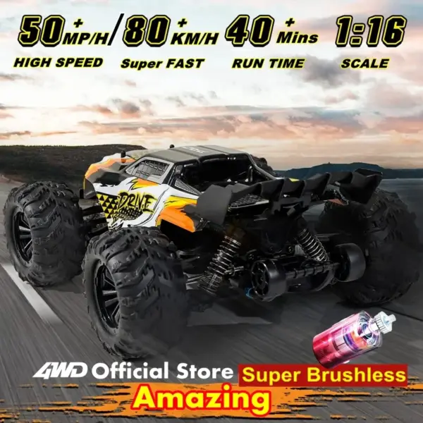 4WD High-Speed Off-Road RC Car 80KM/H - Image 5