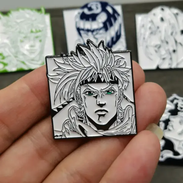 JoJos Bizarre Adventure Enamel Pin Badge for Fans - Image 5