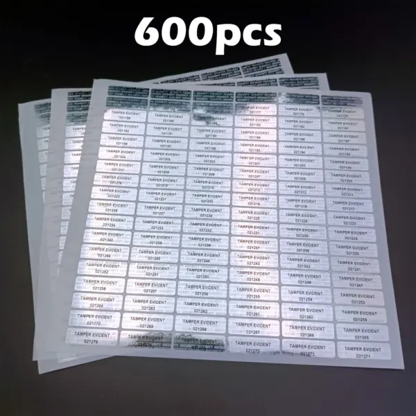 Holographic Tamper Proof Security Stickers 300pcs - Image 9