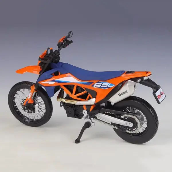 2023 Ktm 690 Smc R Alloy Diecast Motorcycle Model - Image 4