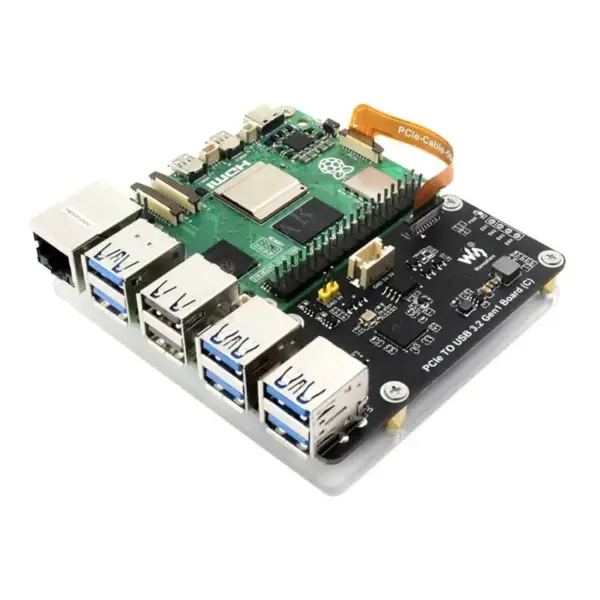 Raspberry Pi 5 PCIe to USB 3.2 Hub - Image 5