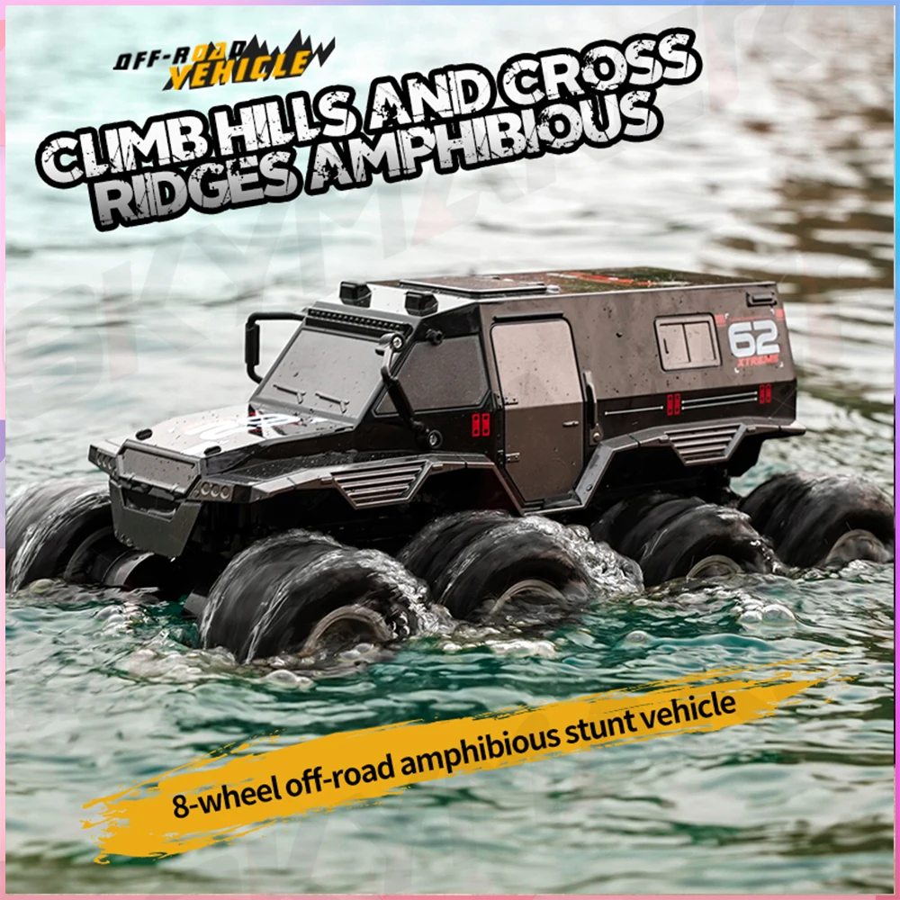 JJRC Q137 8WD Amphibious RC Car 3 JJRC Q137 8WD Amphibious RC Car - Image 3