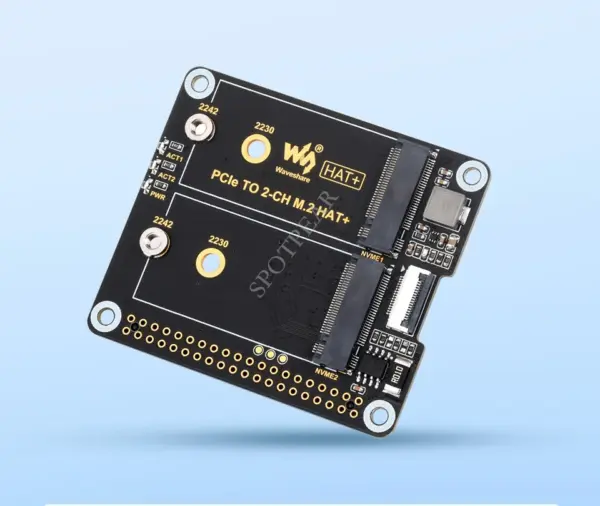Raspberry Pi 5 PCIe Dual SSD Adapter Board - Image 6