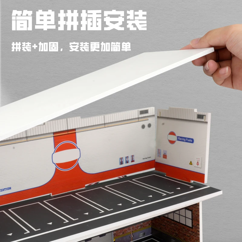 1/64 Scale Double-Deck Car Garage Diorama 6 1/64 Scale Double-Deck Car Garage Diorama - Image 6