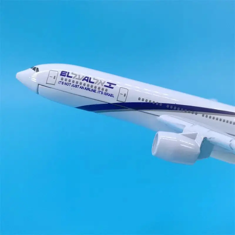 1:400 Scale Diecast B-777 El Al Airplane Model 5 1:400 Scale Diecast B-777 El Al Airplane Model - Image 5