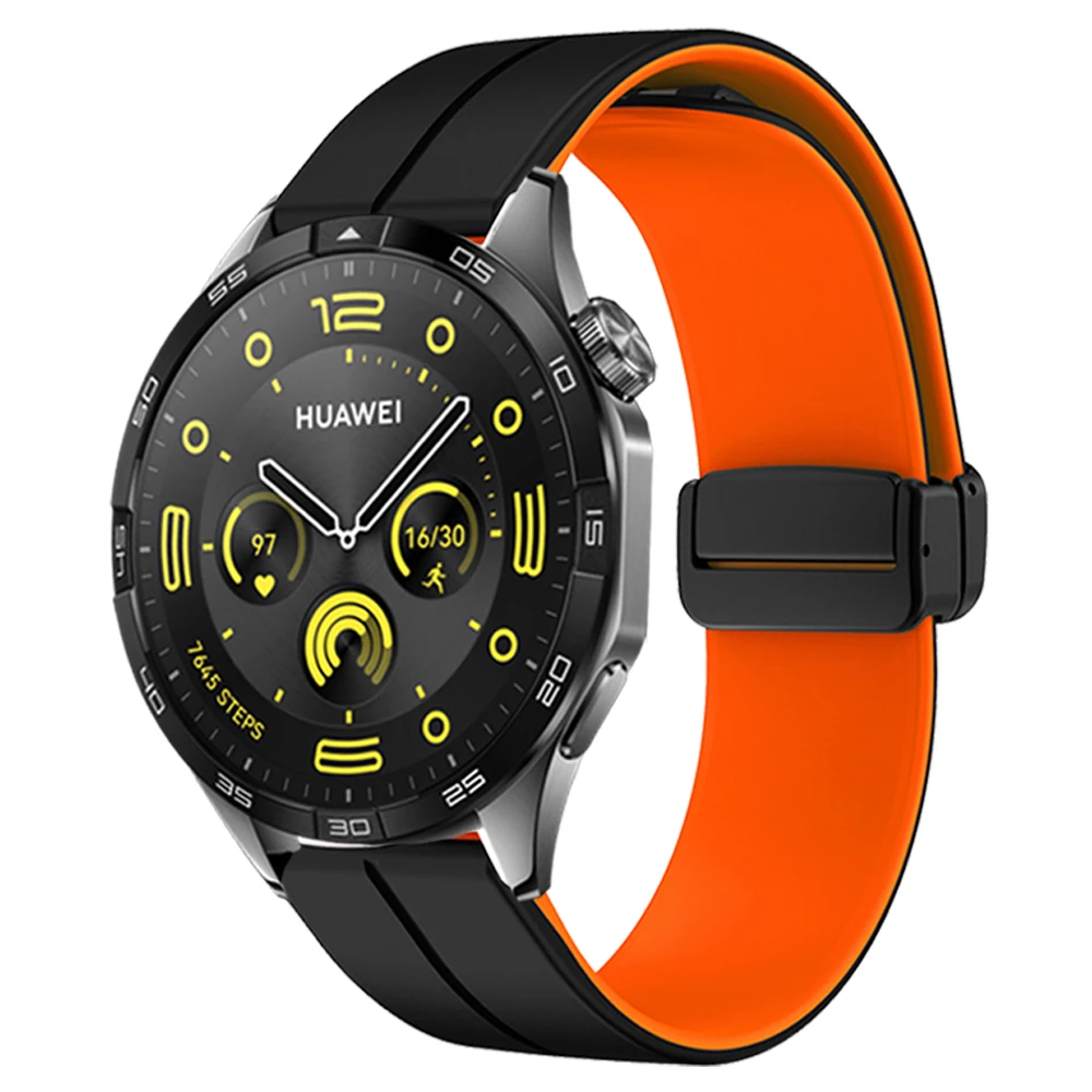 Magnetic Silicone Strap for Huawei Watch 4 Pro 7 Magnetic Silicone Strap for Huawei Watch 4 Pro - Image 7