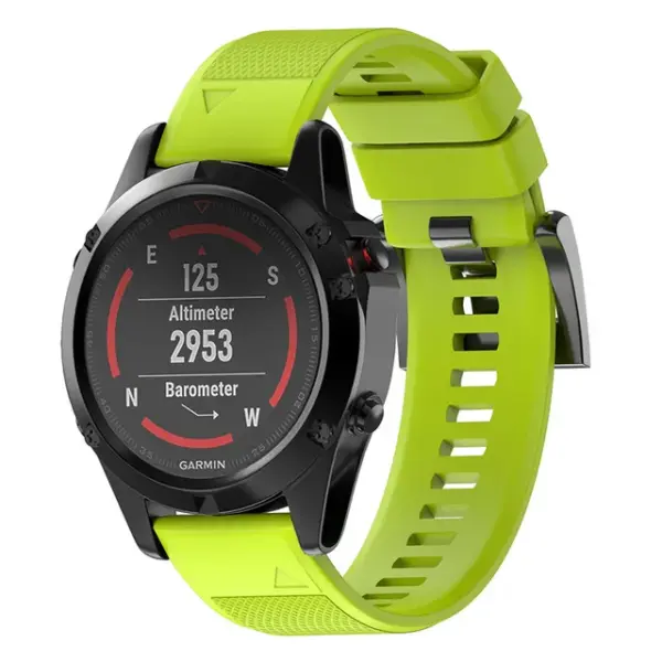 Silicone Watch Strap for Garmin Fenix Series - Image 9