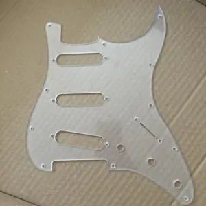 Transparent Electric Guitar Pickguard SSS 3 Ply 9 S9d11d3203d34492d8cee37e1ab07944cz