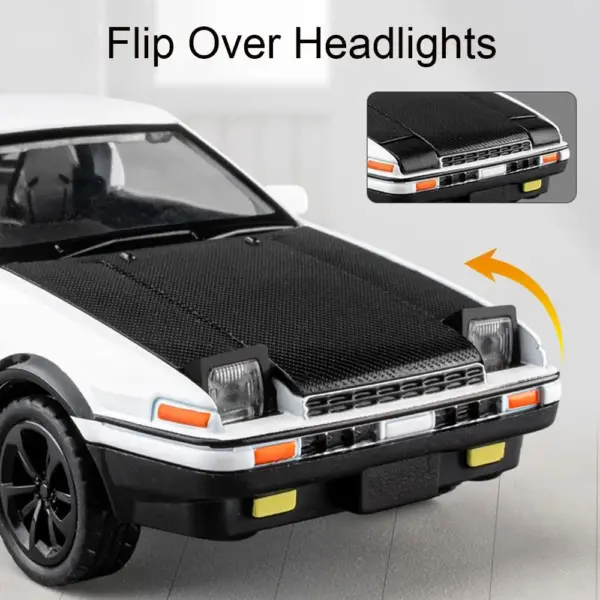 1:36 Alloy Initial D AE86 Diecast Car Model - Image 3