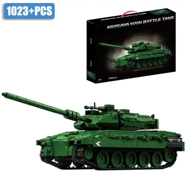 Military WW2 Leopard 2A7 Tank Building Blocks Set - Image 12